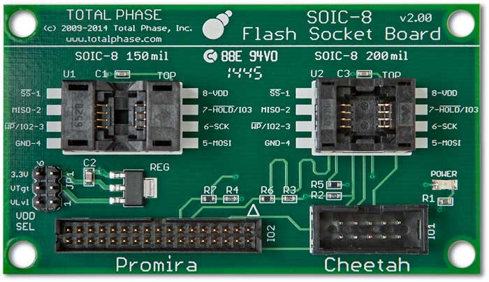 flash SOIC-8 Socket Board - 10/34